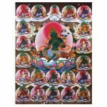21 Green Tara Thangka